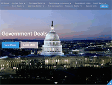 Tablet Screenshot of governmentdeals.com